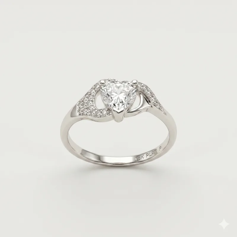 Anillo corazón plata 925