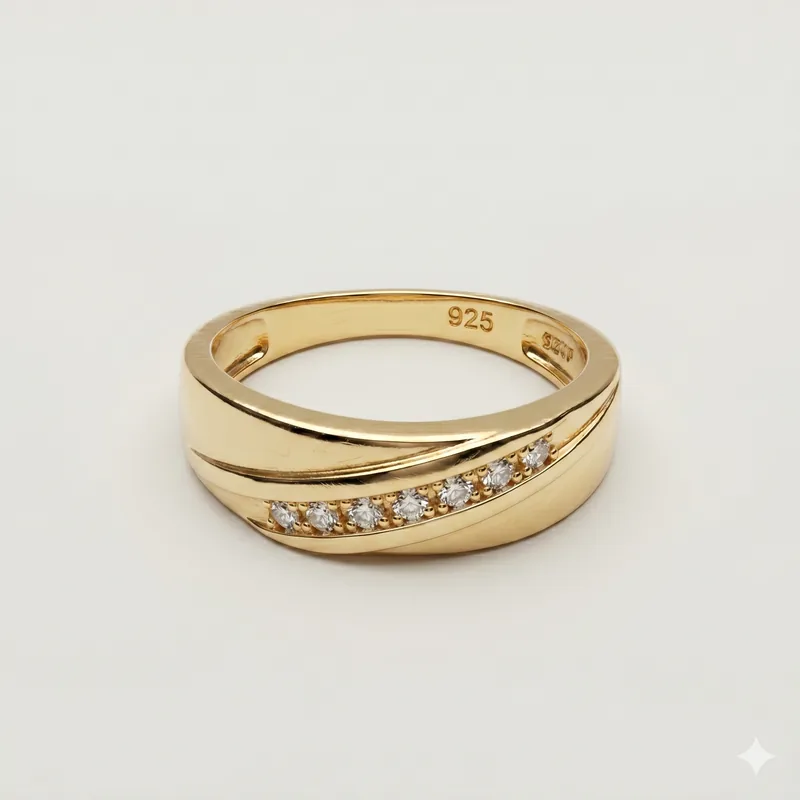 Anillo multicolor corte redondo