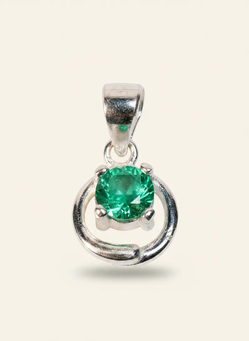 Dije esmeralda 0.2ct diseño B